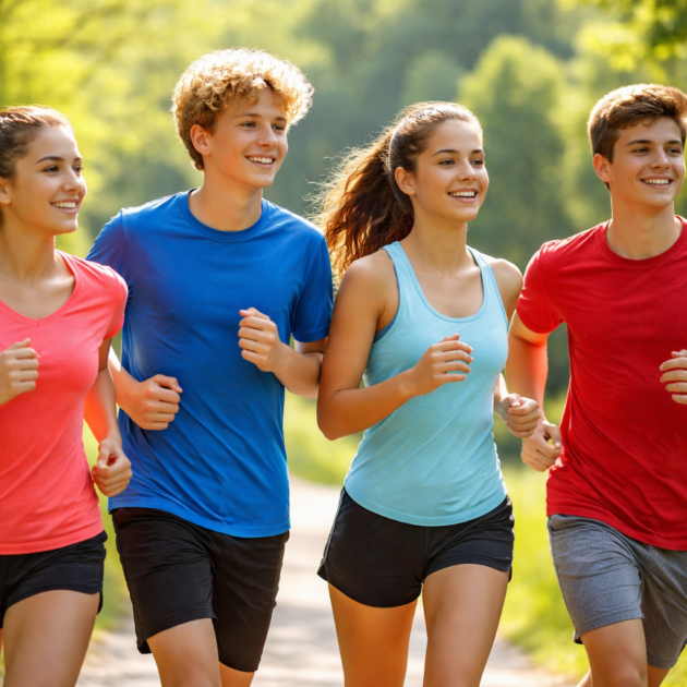 course à pied adolescent