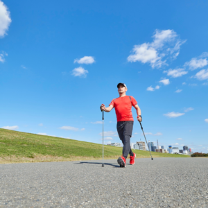 marche nordique pour progresser en trail